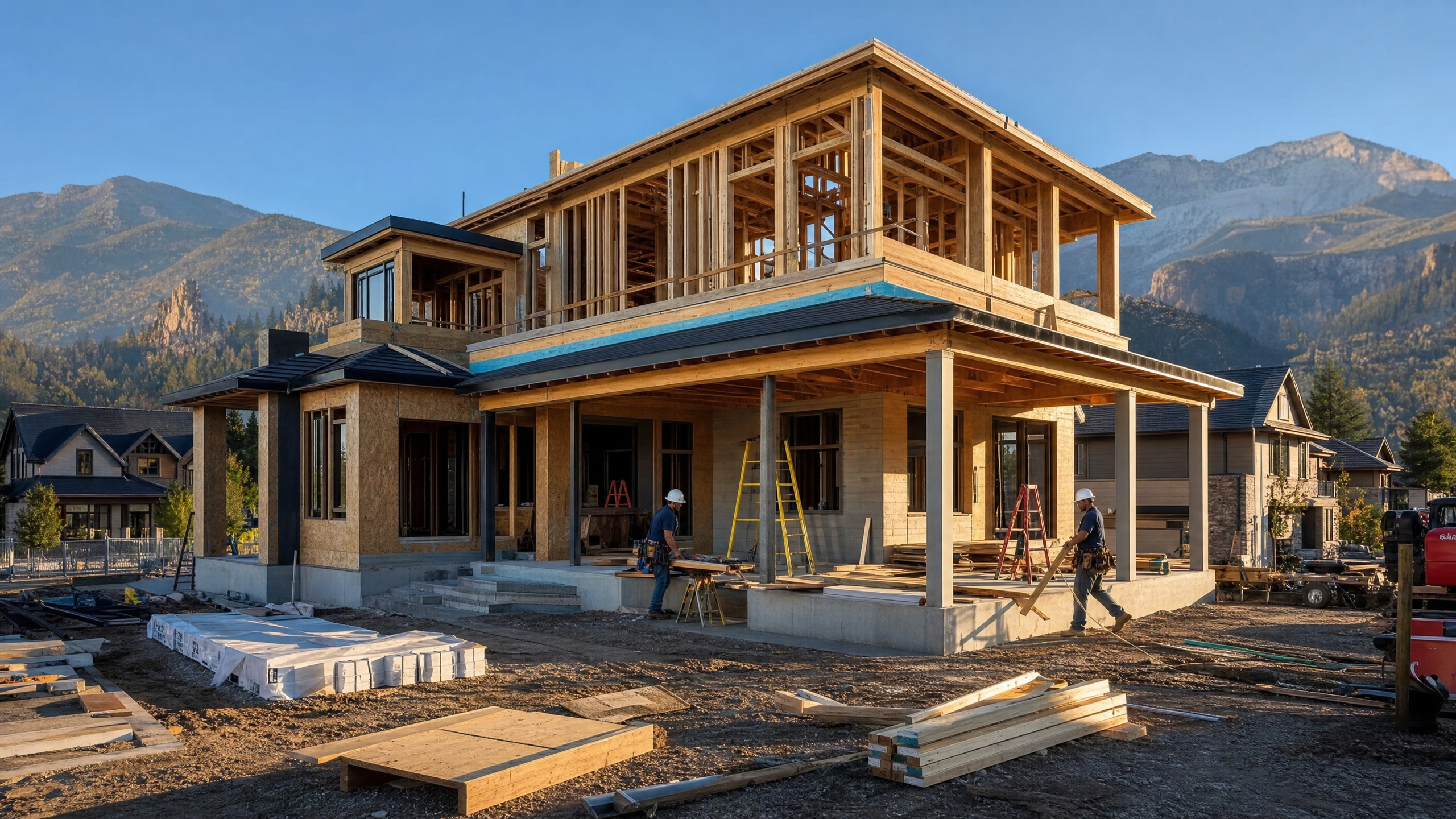 GLC Construction home build in progress